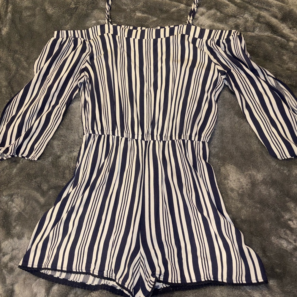 Maurice’s Blue & White romper